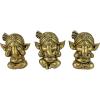 imageDesign Toscano NG33769 HearNo SeeNo SpeakNo Evil Stacked Elephants Collectible Statue SingleMediumSet of Three