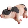 Design Toscano Piggy Garden Statue Porker, Multicolored 6.5″Wx15.5″Dx8.5″H(Sleeping Pig Statue)