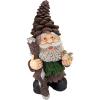 Design Toscano Pinecone Percy Woodland Gnome Statue, 31.5 Inch(Pinecone Percy)