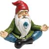 Design Toscano QM17010 Christmas Ornament – Garden Gnomes Figurine – Zen Garden Gnomes – Meditating Gnome Statues, 3 Inch(Gnome Statue)