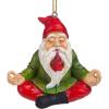 Design Toscano QM17010 Christmas Ornament – Garden Gnomes Figurine – Zen Garden Gnomes – Meditating Gnome Statues, 3 Inch(Zen Gnome)