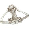 Design Toscano QM21463 The Creeper from The Grave Garden Statue Zombie Halloween Decoration, One Size, Multicolored(The Screaming Skeleton Statue – Large)