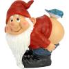 Design Toscano QM22997 Loonie Moonie Garden Gnome Statue, Medium, Multicolored(Medium)