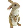 Design Toscano QM92008 Bunny Den Rabbits Indoor/Outdoor Set of Three Garden Animal Statues, 5 Inches Tall, Handcast Polyresin, Full Color Finish(Hopper)