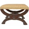 Design Toscano Renaissance Curulis Ottoman Stool, walnut(Single)
