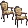 Design Toscano Rocaille Carved Victorian Armchair, 41 Inch, Gold(Set of 2)