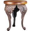 Design Toscano SP16060 Three Elephants of Timbe Sculptural End Table,Brown(Three Elephants)