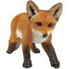 Design Toscano Simon The Woodland Fox Indoor/Outdoor Garden Statue for Patio, Pool or Lawn, 18 Inch Tall, Cast Stone Resin, Red Orange Paint(Cavorting Carmine)