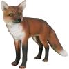 Design Toscano Simon The Woodland Fox Indoor/Outdoor Garden Statue for Patio, Pool or Lawn, 18 Inch Tall, Cast Stone Resin, Red Orange Paint(European)
