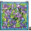 Design Toscano TF26647 Decorative Centerpiece Sculptural Bowl, Blue Orchid(Hand-cut Stained Glass  Purple  Green & Blue)