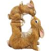 Design Toscano The Carrot Crew Rabbit Statue, Multicolored(Statue)