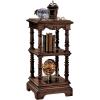 Design Toscano The Lord Pimlicoe Etagere End Table, Large, Cherry
