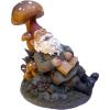 Design Toscano Tower of Three Gnomes and Frog Statue(Snoozing Booker)