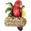 Design Toscano Tropic Parrot Paradise Wall Sculpture 10 Inch