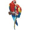 Design Toscano Tropical Scarlet Macaws Wall Sculpture, 22 Inch, Polyresin, Full Color(Tropical Scarlet Macaws)