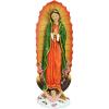 Design Toscano Virgin of Guadalupe Religious Garden Statue, 33 Inch, Large, Resin, Full Color Finish(Petite)