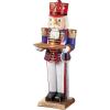 Nutcracker Soldier Butler Holiday Pedestal Table