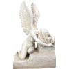 Pray for Peace Bonded Marble Angel Statue(Hunger of Heartbreak)