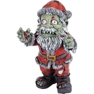 Design Toscano CL6691 Christmas Santa Claus Holiday Decor Zombie Apocalypse Statue, 7½”Wx7½Dx13 H, full color(Full Color)