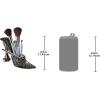 Design Toscano Skull Slipper Gothic Girly Girl Catchall Sculpture,Twin(Single)