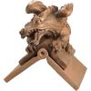 Design Toscano Lemont the Lovable Lounger Climbing Black Bear Roof Mount Outdoor Garden Statue, 34 Inch Long, Cast Stone Resin, Woodland Black Finish(Apex Rooftop Dragon)
