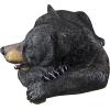 Design Toscano Lemont the Lovable Lounger Climbing Black Bear Roof Mount Outdoor Garden Statue, 34 Inch Long, Cast Stone Resin, Woodland Black Finish(Lemont The Lovable Lounger Black Bear)