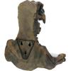 Design Toscano JQ9551 T. Rex Dinosaur Skeleton Bathroom Decor Accessories Toilet Paper Holder, 8 Inches High, Handcast Polyresin, Green Bronze Metallic Finish