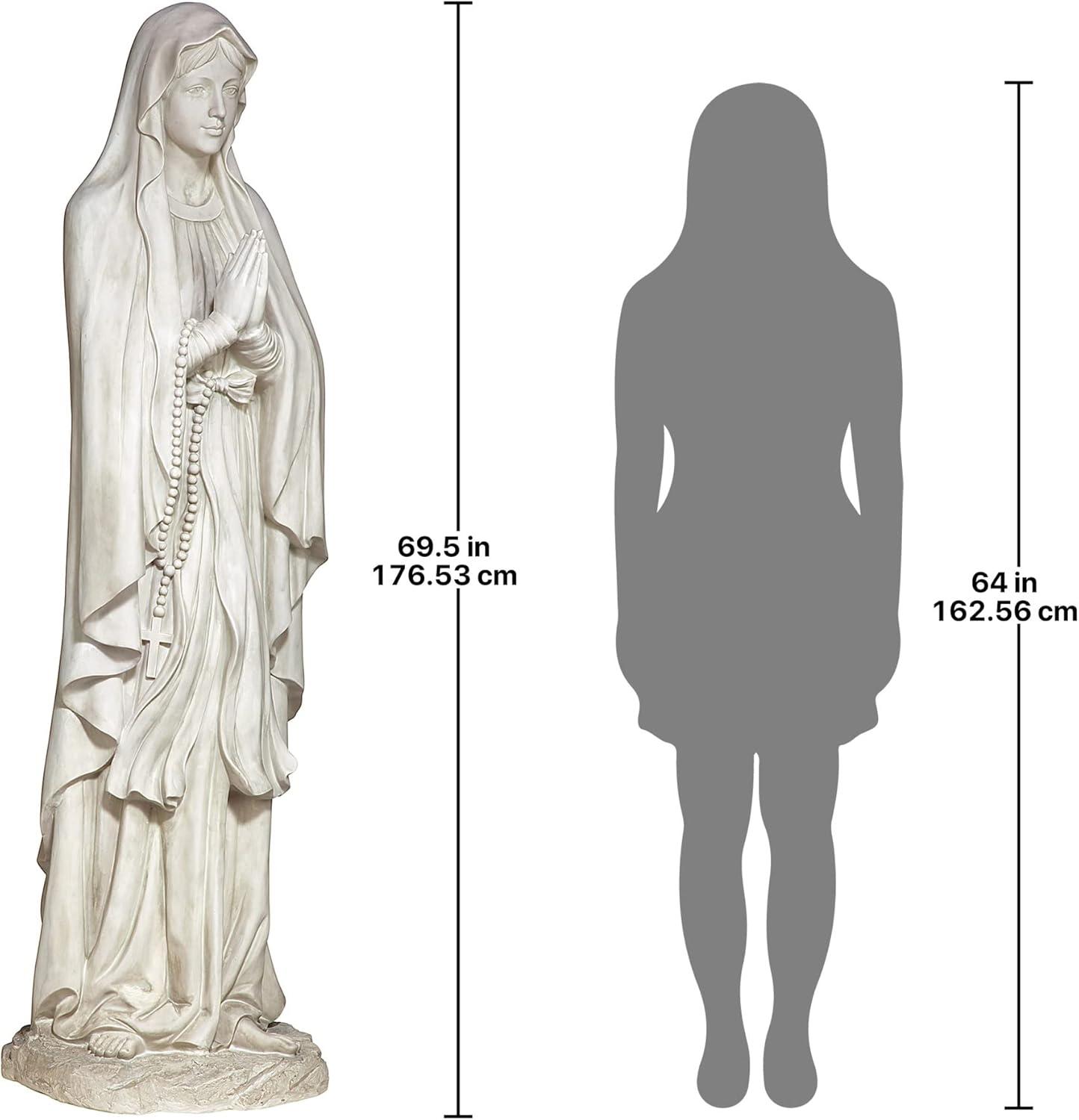 imageDesign Toscano KY1314 Life Size Blessed Virgin Mary Statueantique stone