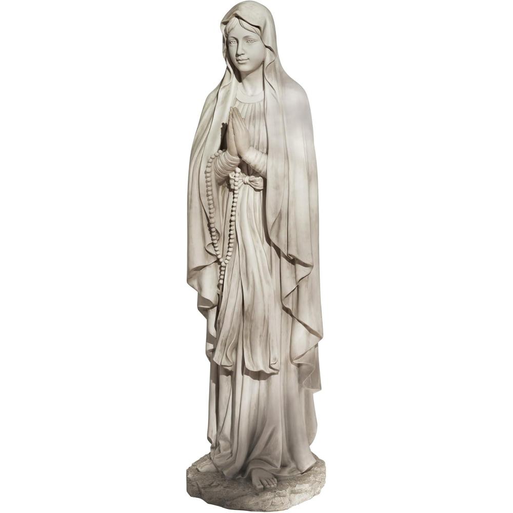 imageDesign Toscano KY1314 Life Size Blessed Virgin Mary Statueantique stone