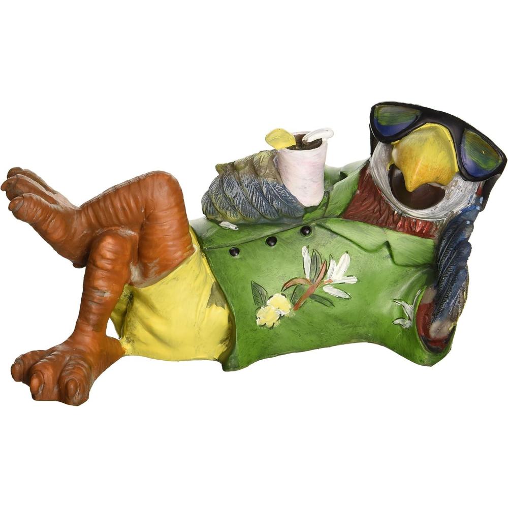 imageJust Chillin Tiki Parrot Statue