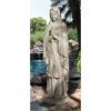Design Toscano KY1314 Life Size Blessed Virgin Mary Statue,antique stone