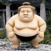 Basho the Sumo Wrestler Sculpture: Large(Large)