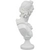 Design Toscano Apollo Belvedere Bust Statue, Single, White Twin(Apollo Belvedere)
