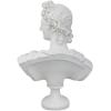 Design Toscano Apollo Belvedere Bust Statue, Single, White Twin(Apollo Belvedere)