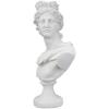 Design Toscano Apollo Belvedere Bust Statue, Single, White Twin(Apollo Belvedere)
