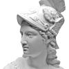 Design Toscano Apollo Belvedere Bust Statue, Single, White Twin(Minerva)