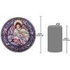 Design Toscano GM1011 Stained Glass Panel – The Angel of Light Stained Glass Window Hangings – Art Glass Window Treatments,(Full Color 3)