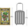 Design Toscano Stained Glass Panel – Fruit of the Vine Grape Stained Glass Window Hangings – Window Treatments, Grapes With Amber Border(Fruit Of The Vine Stained Glass Window)