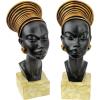 Design Toscano Apollo Belvedere Bust Statue, Single, White Twin(Set of 2)