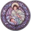 Design Toscano GM1011 Stained Glass Panel – The Angel of Light Stained Glass Window Hangings – Art Glass Window Treatments,(Full Color 1)