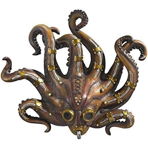 imageDesign Toscano Steampunk Octopod Wall Sculpture Full Color 1200quot x 400quotSteampunk Octopod