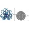 Design Toscano Steampunk Octopod Wall Sculpture, Full Color, 12.00″ x 4.00″(Deadly Blue Octopus)