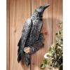 Design Toscano The Raven’s Perch Gothic Decor Wall Sculpture, Single