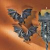 Design Toscano The Vampire Bats of Castle Barbarosa Wall Sculptures – Set of 2(Set of 2)