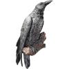 Design Toscano The Raven’s Perch Gothic Decor Wall Sculpture, Single