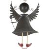 Design Toscano Holiday Helper Metal Angel Statue Collection: Blanche(Clara)
