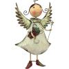 Design Toscano Holiday Helper Metal Angel Statue Collection: Blanche(Clara)