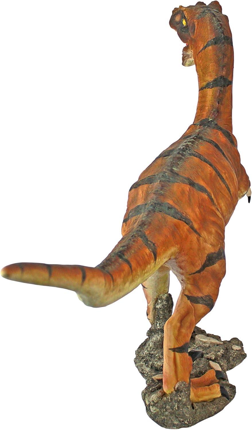 imageDesign Toscano Velociraptor Scaled Dinosaur StatueFull Color