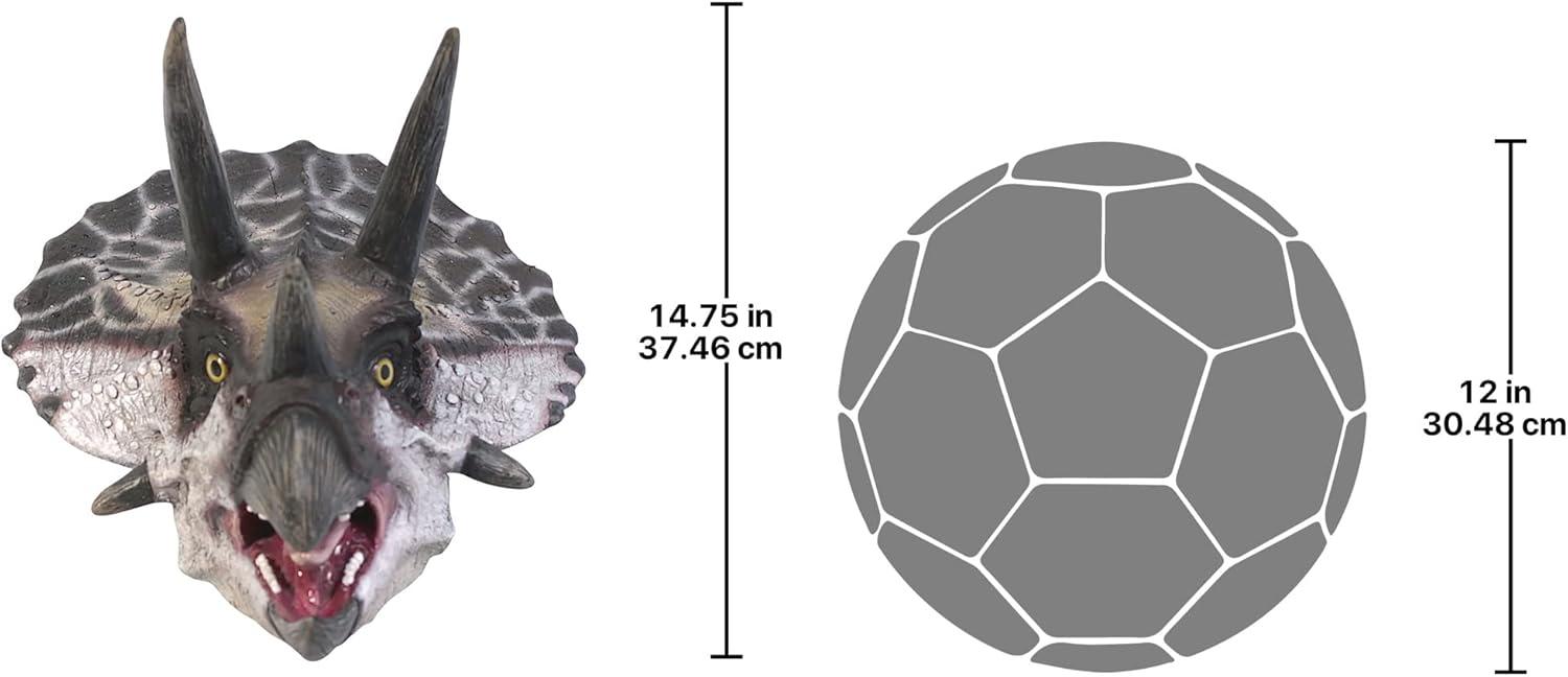 imageDesign Toscano Velociraptor Scaled Dinosaur StatueFull Color