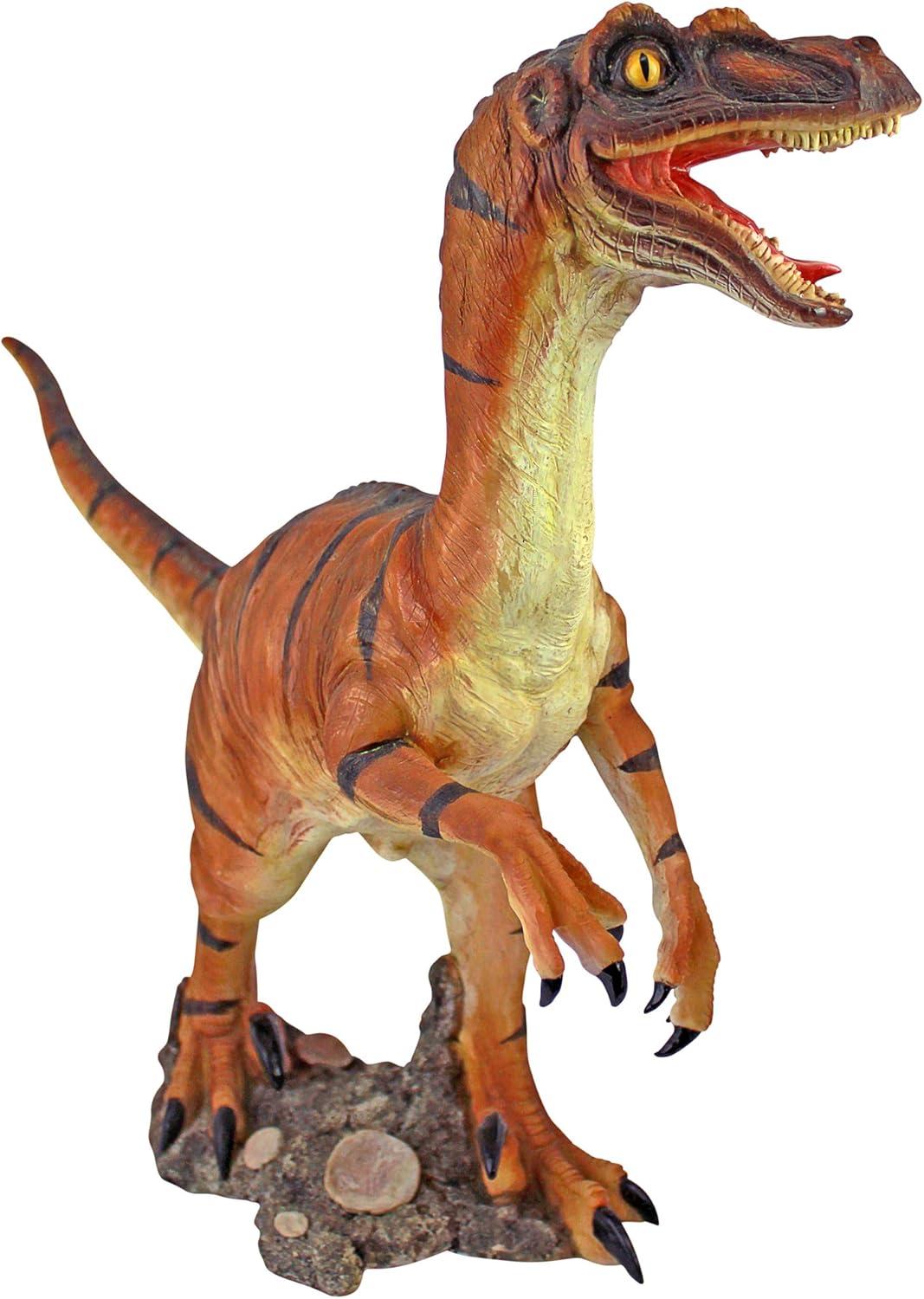 imageDesign Toscano Velociraptor Scaled Dinosaur StatueFull Color